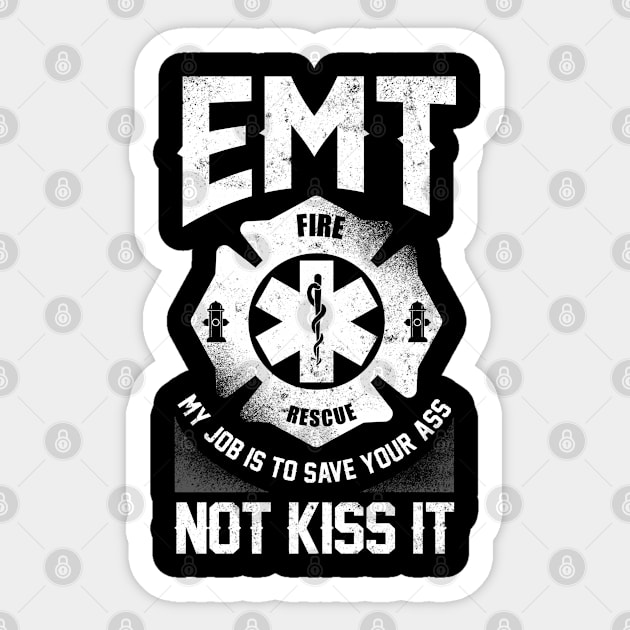 EMT Emergency medical technician Sticker by Caskara